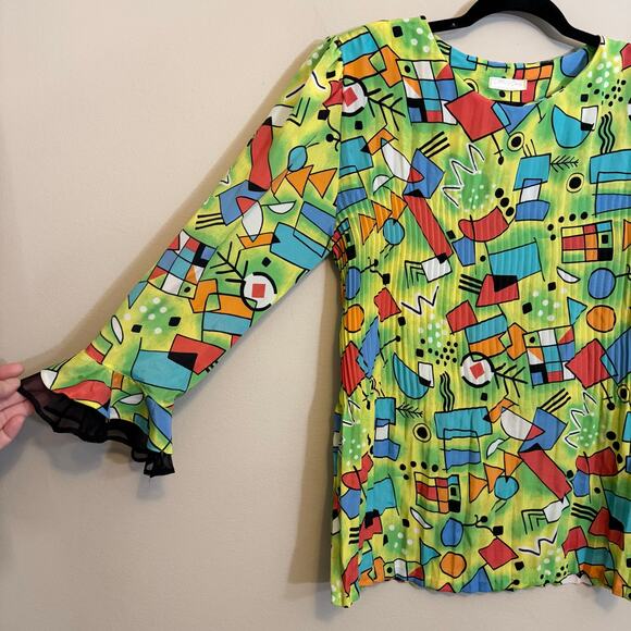 Vtg Wo Ming Green M/L - Picture 4 of 6